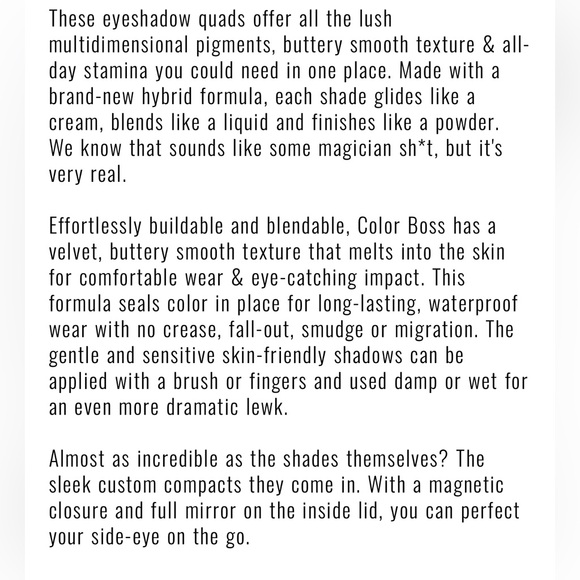 Bnib Il Makiage eyeshadow quad in the Real Deal - Picture 4 of 4